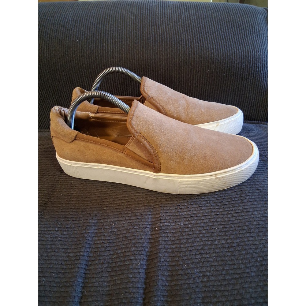 UGG Jass Chestnut Brown Suede Slip On Sneakers Shoes 1106545 Womens 10 - Picture 3 of 8